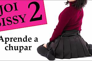 sissy learns to suck with joi, feminization, and cei