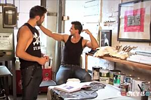 Hey, check out this model getting her ass fucked in a wild threesome.