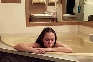 Bathtime Relaxation With Pregnant Wife Shadebunny