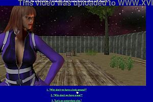 lets play this virtual sci-fi girls game, ending one in the armory with some fuckin