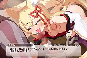 monster girl gives amazing blowjob in anime hentai 😍