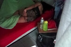 Karmico Voyeur Spying on Mexican Couple via Security Camera