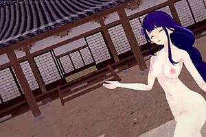 i was touchin m-ei in genshin mmd anda verse n it felt amazin