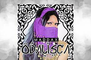 odalisca poses gracefully in art