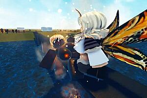 godzilla and mothra having a wild sex battle on roblox, it's crazy