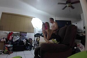 Blonde Spandex Fetish Girl Moans As Tight Cock Fucks Her Ass And Cums