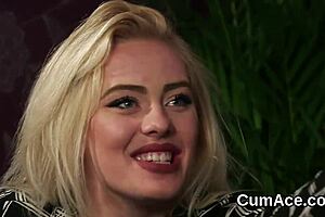 Feisty Idol Swallows Every Drop In Blowbang Cumshot