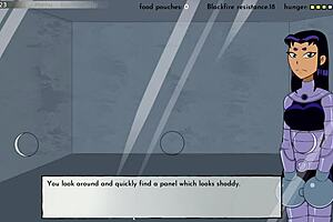 18titans part 12 featuring blackfire in action