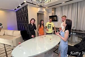 we students threw a wild homemade orgy to celebrate exams