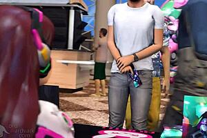 D VA Invites Her Fuckbuddies Over