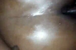 Jiggly Big Black Ass Teasing Big Cock