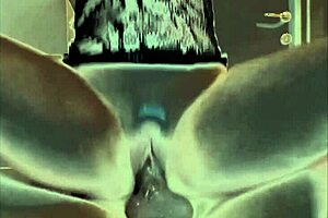 Girlfriend rides big cock in slowmotion reverse cowgirl