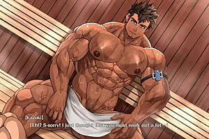 Homem Sarado Faz Sexo Com Novinho Na Sauna