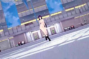 i was touchin m-ei in genshin mmd anda verse n it felt amazin