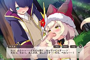 monster girl gives amazing blowjob in anime hentai 😍