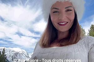 I Cum With Big Sextoy In Ass Outdoors!