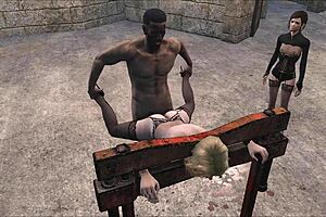 Punish me with anal in fallout 4 style, the blonde begs.