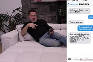 Audrey Madison Dominates Slave With Ass Licking