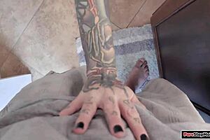 Tattooed Milf Wants Her Stepson's Sperm