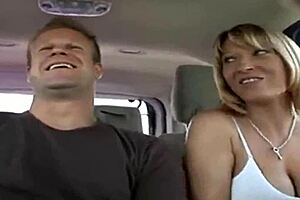 Hardcore Blonde Wife Sucks Big Tits And Ass In Van Cumshot Scene.