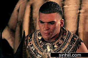 oh, look at pharaoh and african princess skin diamond getting down with sensual sex