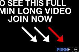 Gia Derza, tense bathroom encounter with James Deen hardcore porn video