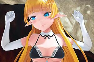 elf radral anime fucks in pov hentai cartoon