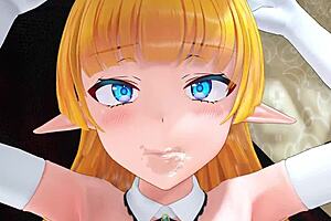 elf radral anime fucks in pov hentai cartoon