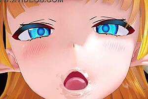 elf radral anime fucks in pov hentai cartoon