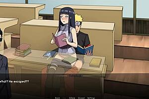 Explicit animation and visual novel form of training with Naruto, in Dinaki's case