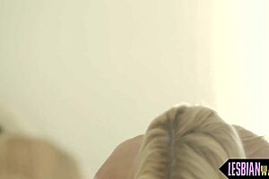 Gorgeous Blonde Lured To Lesbo Shower