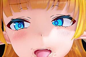 elf radral anime fucks in pov hentai cartoon