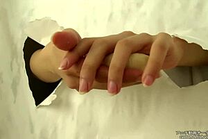 hand crush fetish banana crush with messy asian japanese action