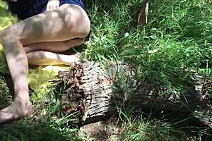 Curvy Petite Teen Erin Electra Fucked by Woodcutter in Woods!