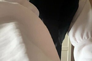 Syrian milf in hijab displays her pussy and ass in pink panties