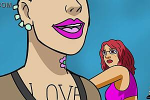 Pawg Stripper's Clothes Ripped In Anime Hentai Trouble