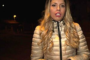 public agent fucks lost spanish babe macarena lewis in garage