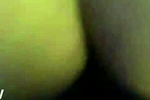 redbone bent over for doggystyle with monster big black cock pounding her hard