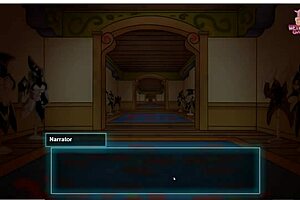 Anime hentai game features dancing big tits in wild sex