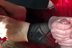 this pov edging handjob ends in a ruined orgasm, second view included