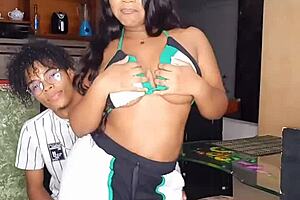 Stepsister's Huge Ass Riding Cowgirl