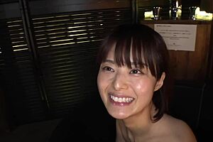 japanese beauty, show me your shaved pussy while riding without condom?