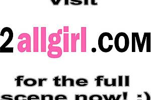 two milfs scissoring sensually with shaved pussies 😍