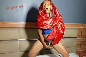 Housewife Solo Masturbates Narrow Ass and Natural Tits Pussy