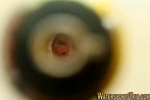 Fully Clothed Babe in Stockings Pisses on Old Man in Hardcore Fetish Scene