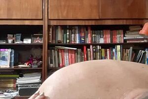 The fat milf wife with big tits and ass enjoys her slutty moments