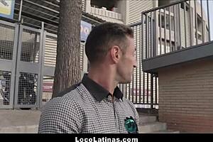 Spanish latina teen 18+ meets pro athlete outdoors