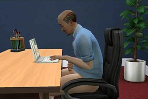 Cartoon boss fucked her juicy assets secretary