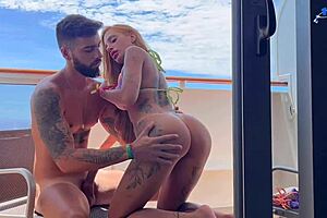 Kevlyn Santos Gets Wild on Cruise Cabin Balcony Fuck