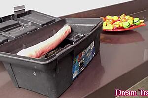 Handyman fucks tgirl bianca ruiva